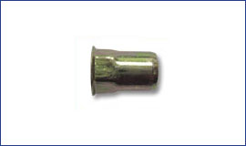 hexagonal rivet nut, countersunk flange